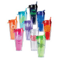 16 Oz. Dual Double-Wall Acrylic Tumbler